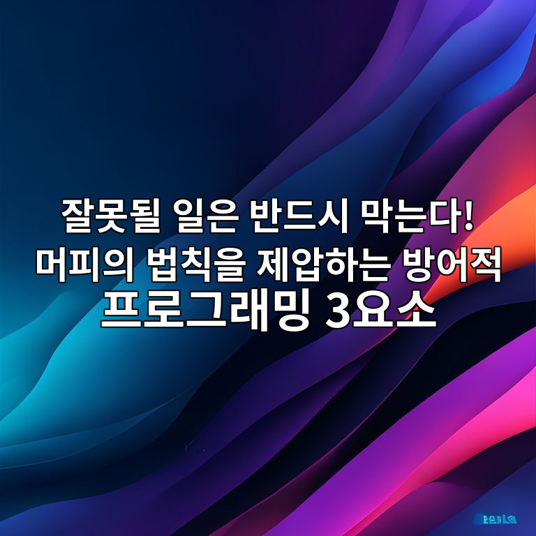 방어적 프로그래밍